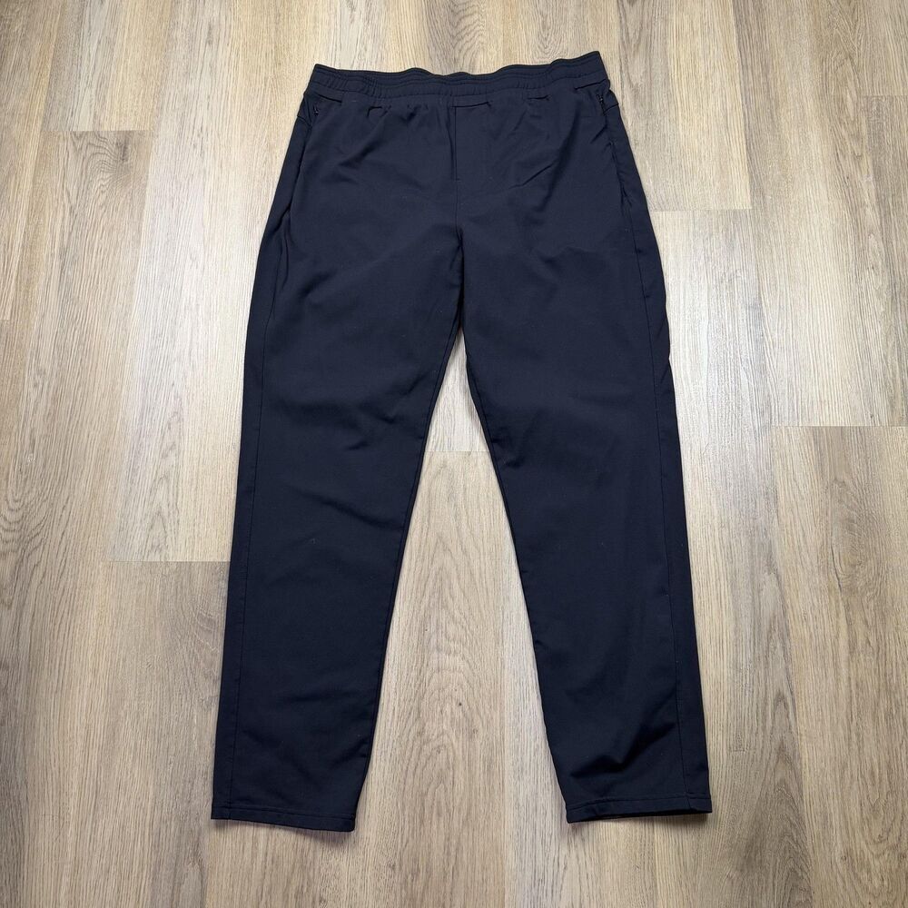 Public Rec Pants Mens 38x32 Black Performance Stretch Jogger Zip Pockets